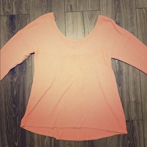 Charming Charlie pink bow sweater